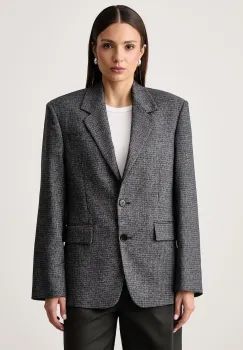 MSGM  sacou cu un singur rand de nasturi pentru femei imagine