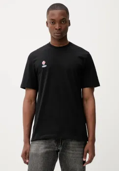 MSGM tricou din bumbac culoarea negru, cu imprimeu, 3940MM117.257798 imagine
