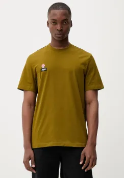 MSGM tricou din bumbac culoarea verde, cu imprimeu, 3940MM117.257798 imagine