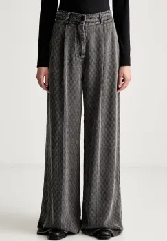 MUNTHE  blugi wide leg pentru femei RONAN imagine