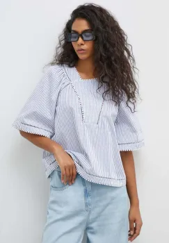 MUNTHE bluza din bumbac femei, modelator imagine