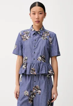 MUNTHE bluza tip camasa pentru femei, din bumbac NURIANA imagine