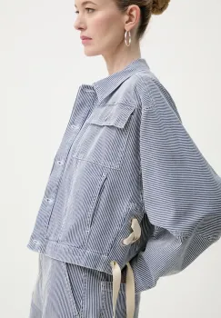 MUNTHE geaca de blugi din bumbac FAMKE de tranzitie, 251150025106 imagine