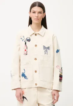 MUNTHE geaca de blugi pentru femei, din bumbac BRAULIA imagine