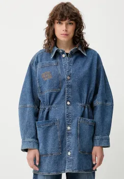 MUNTHE geaca din denim PRICKLY de tranzitie, oversize, 252150725204 imagine