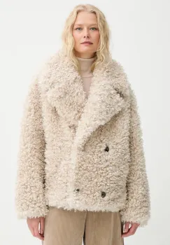 MUNTHE geaca LESTINE culoarea bej, de tranzitie, 253152525342 imagine