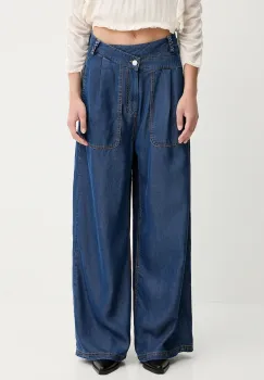 MUNTHE pantaloni PAYTEN lat, high waist, 252142525207 imagine