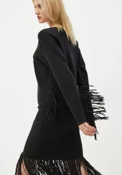 MUNTHE pulover TAGILLU femei, culoarea negru, light, 243161524376 imagine