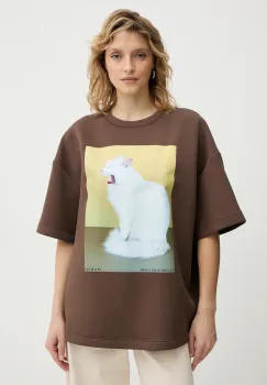 MUNTHE tricou RAPLOI culoarea maro, 254112525463 imagine