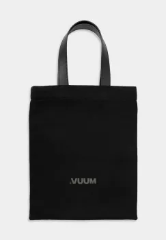 MUUV. geanta de bumbac ICONE culoarea negru imagine