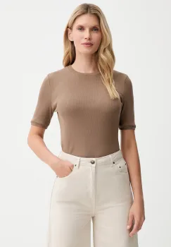 MUUV. tricou MUUV. x Answear culoarea maro imagine