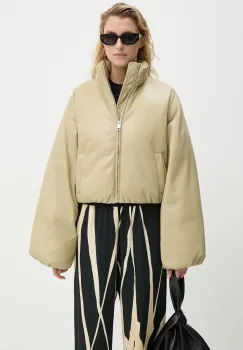 Nanushka geaca de puf LILIMA femei, culoarea verde, de tranzitie, oversize, NW24PFSG11062 imagine