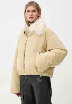 Nanushka geaca de puf ZACHARIE femei, culoarea bej, de iarna, oversize, NU24FWOW45873 imagine