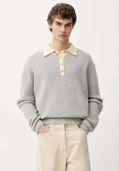 Nanushka pulover din amestec de lana NM25PFSW05391 culoarea gri, GREGOR imagine