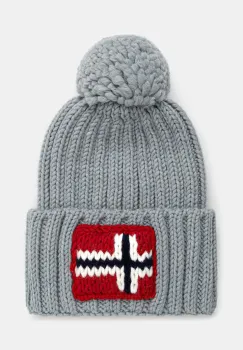 Napapijri caciula din amestec de lana Semiury 5 culoarea turcoaz, NP0A4GKBI841 imagine