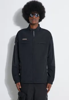 Napapijri geaca A-Boyd barbati, culoarea negru, de tranzitie, oversize, NP0A4HPI0411 imagine