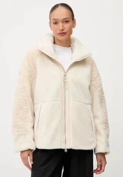 Napapijri geaca A-Falkner culoarea bej, de tranzitie, oversize, NP0A88WIN1J1 imagine