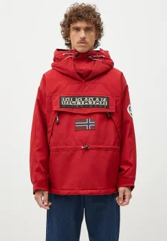 Napapijri geaca Skidoo 1990 barbati, culoarea rosu, de iarna, NP0A4IK5R1D1 imagine