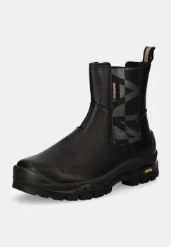Napapijri ghete chelsea de piele PEAK barbati, culoarea negru, NP0A4H73CO.041 imagine