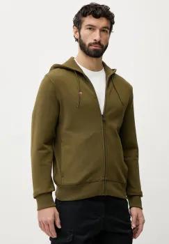 Napapijri hanorac cu fermoar si gluga pentru barbati, din bumbac BALIS imagine