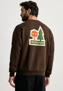 Napapijri  hanorac oversized pentru barbati din bumbac Trahus imagine