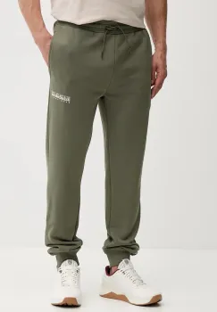 Napapijri pantaloni de trening M-Gori culoarea verde, uni, NP0A88UHG0A1 imagine