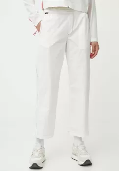 Napapijri pantaloni M-Aberdeen femei, culoarea bej, drept, high waist, NP0A4I4SN1A1 imagine