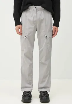 Napapijri pantaloni M-Senio Cargo barbati, culoarea gri, NP0A4IDVH621 imagine