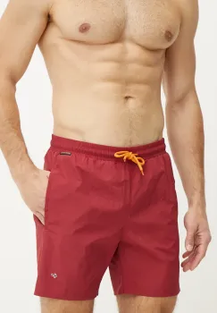 Napapijri pantaloni scurti de baie V-Haldane culoarea bordo, NP0A4HRZR1E1 imagine