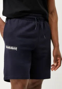 Napapijri pantaloni scurti din bumbac N-Gori barbati, culoarea albastru marin, NP0A4IBQ1761 imagine
