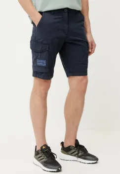 Napapijri pantaloni scurti N-Horton barbati, culoarea albastru marin, NP0A4HOS1761 imagine