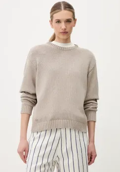 Napapijri pulover de bumbac D-Sambre femei, culoarea bej, NP0A4IFKN901 imagine