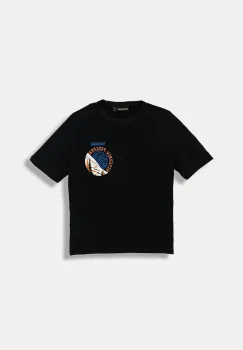Napapijri tricou de bumbac pentru copii S-ADIGE culoarea negru, cu imprimeu, NP0A88ZWF0N1 imagine