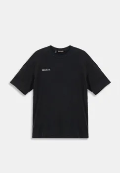 Napapijri tricou de bumbac pentru copii S-AHR culoarea negru, cu imprimeu, NP0A88ZO9411 imagine