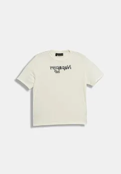 Napapijri tricou de bumbac pentru copii S-PRIMIERO culoarea bej, cu imprimeu, NP0A88ZY2061 imagine