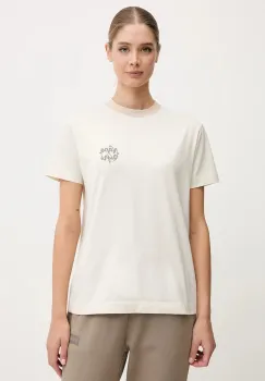 Napapijri tricou din bumbac S-Fedaia culoarea bej, NP0A88XON1J1 imagine