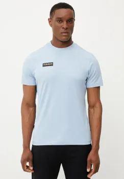 Napapijri tricou din bumbac S-Iaato barbati, cu imprimeu, NP0A4HFZI831 imagine