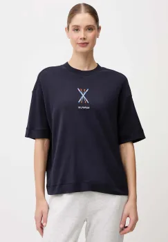 Napapijri tricou din bumbac S-Irto culoarea bleumarin, NP0A88SO1761 imagine