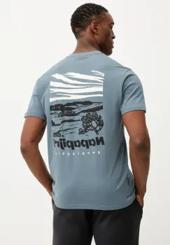 Napapijri tricou din bumbac S-Vignoni barbati, cu imprimeu, NP0A4ILXG1Y1 imagine