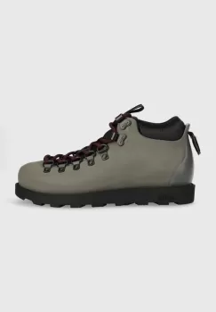Native pantofi Fitsimmons femei, culoarea gri, cu toc plat, izolare usoara imagine