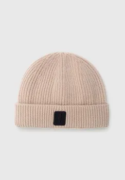 Neil Barett caciula din amestec de lana FISHERMAN BEANIE culoarea bej, PBCP335.V9505.9601 imagine