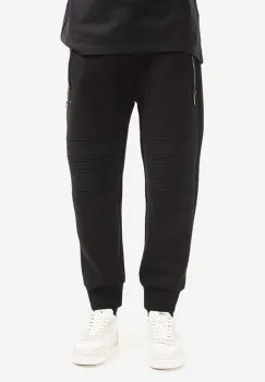 Neil Barett pantaloni de trening Skinny Low Rise Swatpants culoarea negru, uni BJP002BH.S505C.01-black imagine
