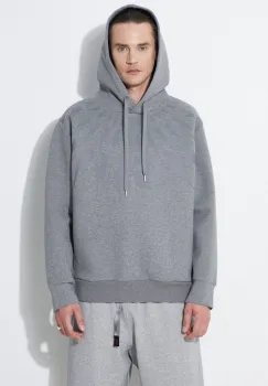 Neil Barrett bluza Fairisle Thunderbolt Sweatshirt barbati, culoarea gri, cu gluga, cu imprimeu, MY72186A-Y506-756N imagine