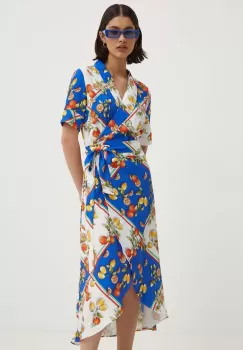 Never Fully Dressed rochie Brooklyn Dress midi, evazati, NFDDR1337 imagine