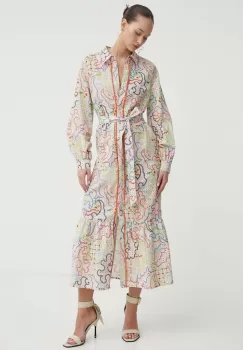 Never Fully Dressed rochie din amestec de in midi, evazati imagine