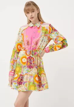 Never Fully Dressed rochie din amestec de in mini, evazati imagine