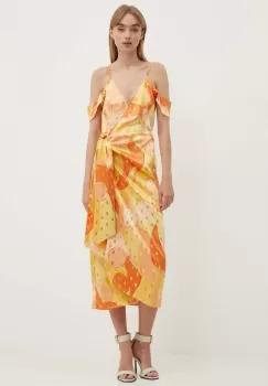 Never Fully Dressed rochie Vienna midi, evazati, NFDDR1534 imagine