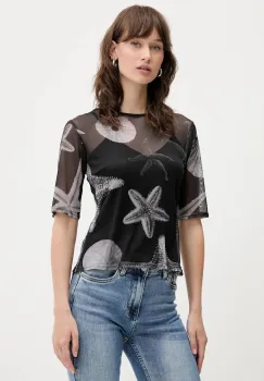 Never Fully Dressed tricou culoarea negru, NFDTO1757 imagine