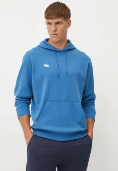 New Balance bluza barbati, cu gluga, neted, MT41508BEU imagine