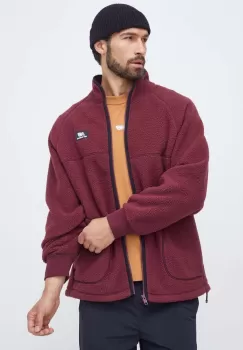 New Balance bluza barbati, culoarea bordo, neted imagine